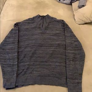 Alfani Mens XL Regular Fit Sweater. Black and Grey